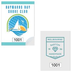 Square Cut White Gloss Repositionable Labels