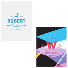 Square Cut White Polypropylene Repositionable Labels