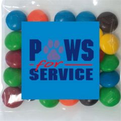 Square Magnet W/Mini Bag Of M&ms
