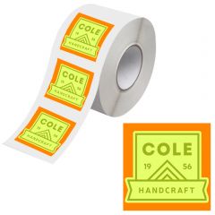 Square Roll Labels 1in X 1in