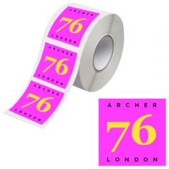 Square Roll Labels 3in X 3in