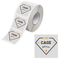 Square Roll Labels 4in X 4in