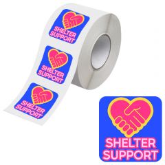 Square Roll Labels 5in X 5in