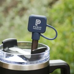 Square Silicone Straw Topper