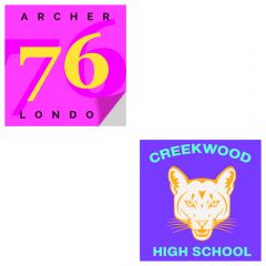 Square Stickers Custom 5in X 5in