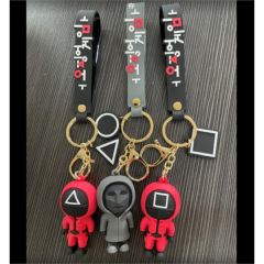 Squid Game Figurine W/ Custom Emboss Strap