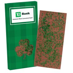 St. Patrick's Day Shamrock Window Chocolate Bar