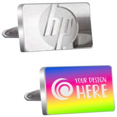Stainless Steel Cufflinks Custom Rectangle