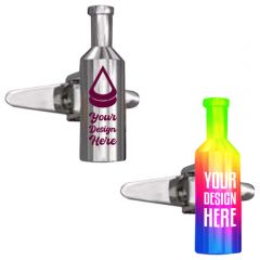 Stainless Steel Cufflinks Custom Wine Bottle Shape