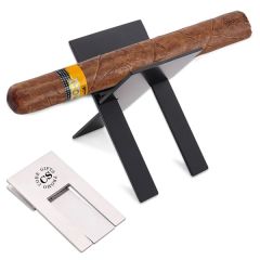 Stainless Steel Foldable Cigar Holder