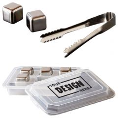 Stainless Steel Ice Cube Tray Set