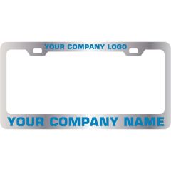 Stainless Steel License Plate Frames With Epoxy Fill