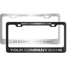 Stainless Steel License Plate Frames With Laser Engraving