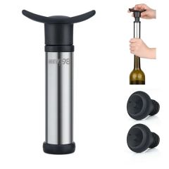 Stainless Steel Pump & Bottle Stopper Set