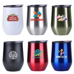 Stainless Steel Wine Tumbler - 12 Oz