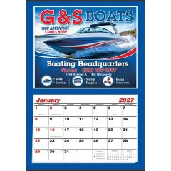Standard Full Apron Calendar - 4-Color Imprint