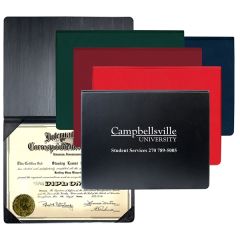 Standard Heat Sealed Diploma Holder Portrait Style