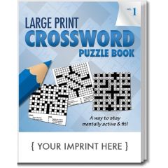 Standard Large Print Crossword Puzzle Book - Volume 1