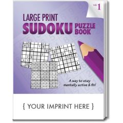 Standard Large Print Sudoku Puzzle Book - Volume 1