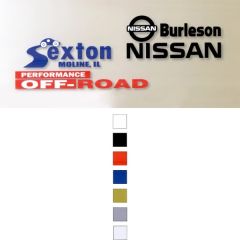 Standard Oversized Cut Vinyl Decals 5 Years Outdoor Durable