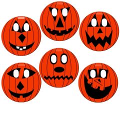 Standard Pumpkin Window Sign
