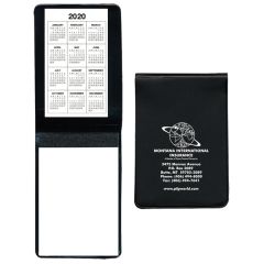 Standard Vinyl Memo Book With 30-Page Pad