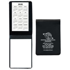 Standard Vinyl Memo Book With 30-Page Pad