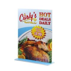 Standee Tabletop Sign- 8.5 Inch W X 11 Inch H Vertical