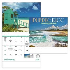 Stapled Puerto Rico Scenic 2023 Appointment Calendar