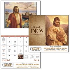 Stapled Regalo De Dios 2023 Appointment Calendar