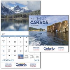 Stapled Scenic Canada 2023 Appointment Calendar