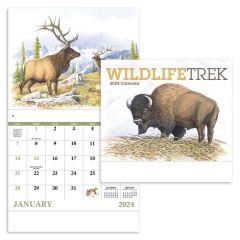Stapled Wildlife Trek 2024 Appointment Calendar