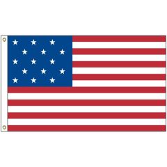 Star Spangled 3 Ft X 5 Ft Outdoor Nylon Printed Flag