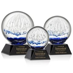 Starburst Award On Sheffield Base - Black