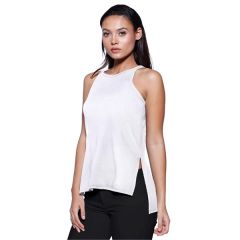 Startee Ladies' Cvc Side Slit Tank