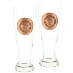 Staten 2-Piece Pilsner Set In Engraved Pine Box