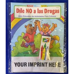 Stay Drug Free Spanish Coloring Book Fun Pack