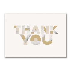 Sterling Thanks Card