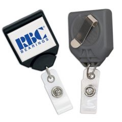 Badge Reel W/Swivel Clip With Teeth