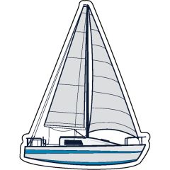 Stock Shape 1/4 Inch Acrylic Magnet -USA Made