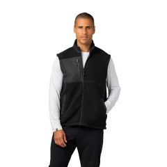 Storm Creek Men's Warm Up Colorblock Sherpa Fleece Vest