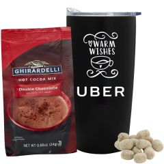 Straight Tumbler W/ Plastic Liner Gift Set - Comfort & Joy
