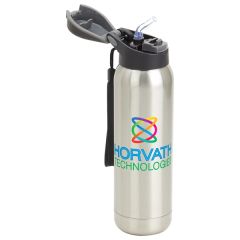 Stratford 17 Oz Pop-Top Vacuum Insulated Stainless Steel Bot
