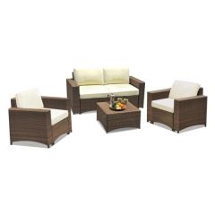 Studio Shine 3-Seater Sofa/2 Armchairs/Coffee Table Set