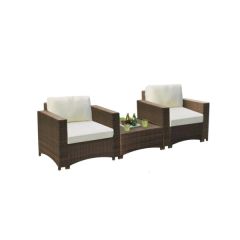 Studio Shine Collection 2 Armchairs W/Coffee Table Set