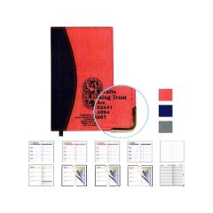 Style Ascot 2-Tone Soft Vinyl Cover Pocket Planner