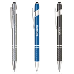 Stylus-456 Promotional Stylus Pens With Etched Grip