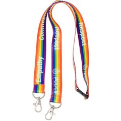 Sublimated Mask Lanyard - 3/4 Inch  X 36 Inch 