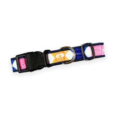 Sublimated Pet Collar With Gold-Colored Hardware
