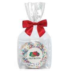 Sugar Cookie Gift Bags - Rainbow Nonpareil Sprinkles